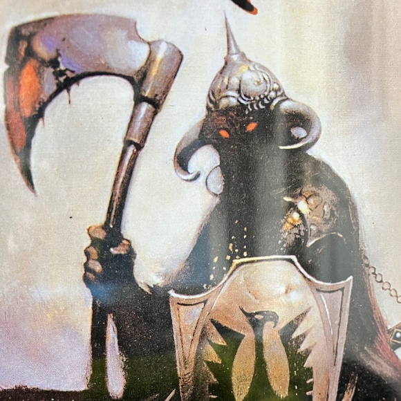 FRANK FRAZETTA, DEATH DEALER - 2004 CALENDAR ARTWORK FRAMED - Picture 2 of 9